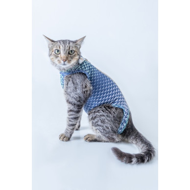 Îmbrăcăminte de Protecție Ultra Light Color – Exclusiv pentru Pisici Nr. 1 Verde 2,3 – 3 kg UV 50 plus, Antimicrobiană, Dry